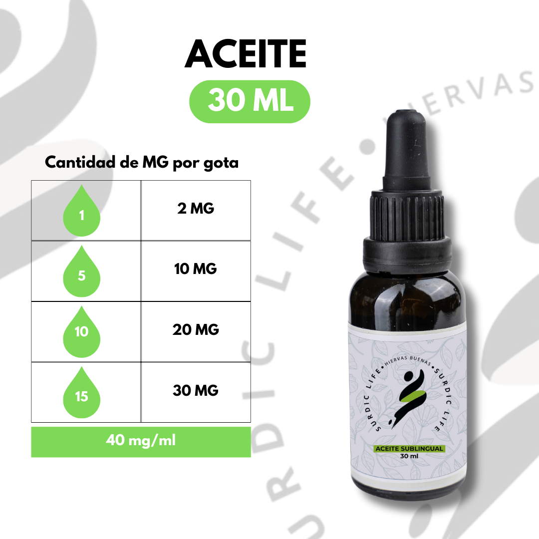 Aceite Surdic Life Ansiedad 400 mg - 30ml